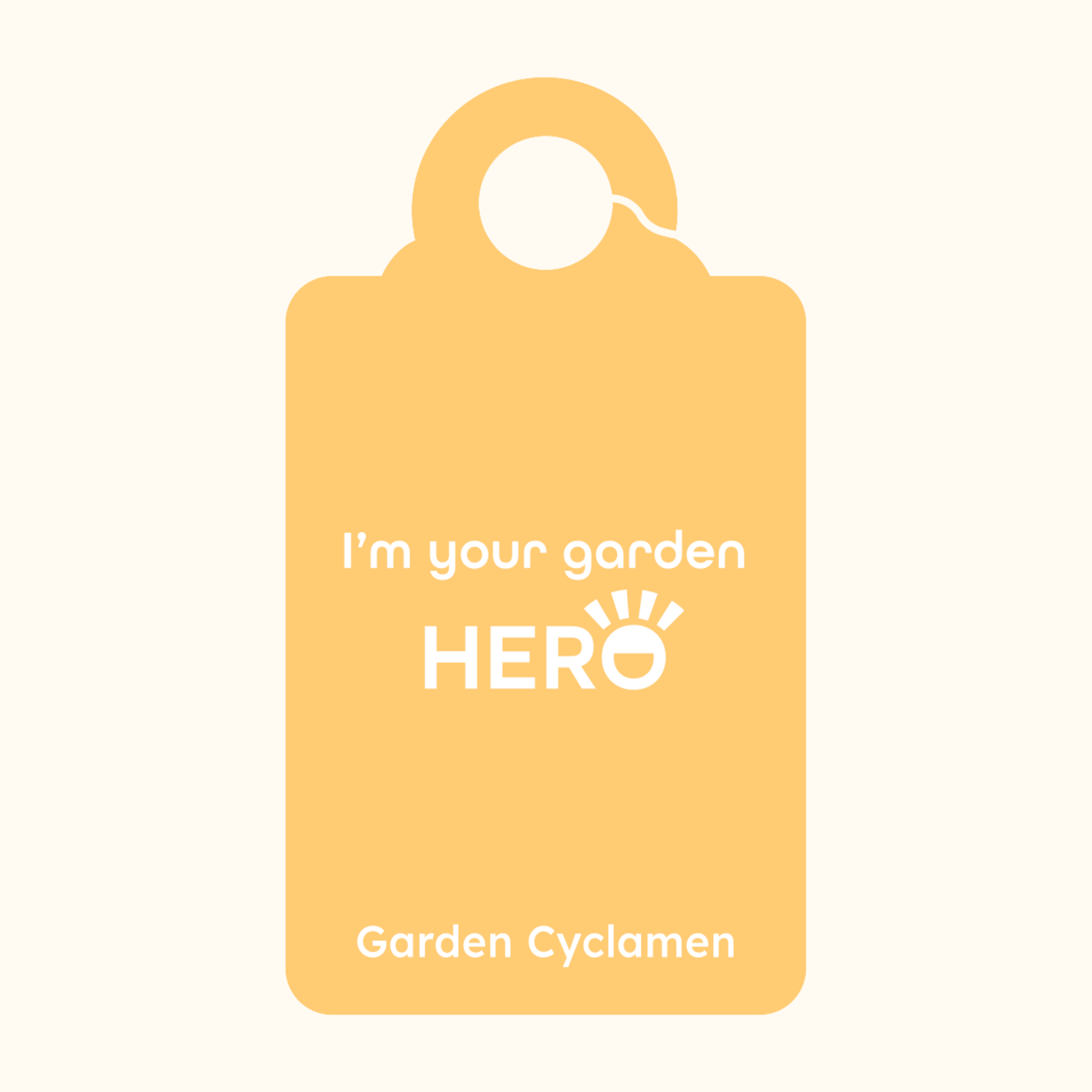 Etichetta GARDEN CYCLAMEN